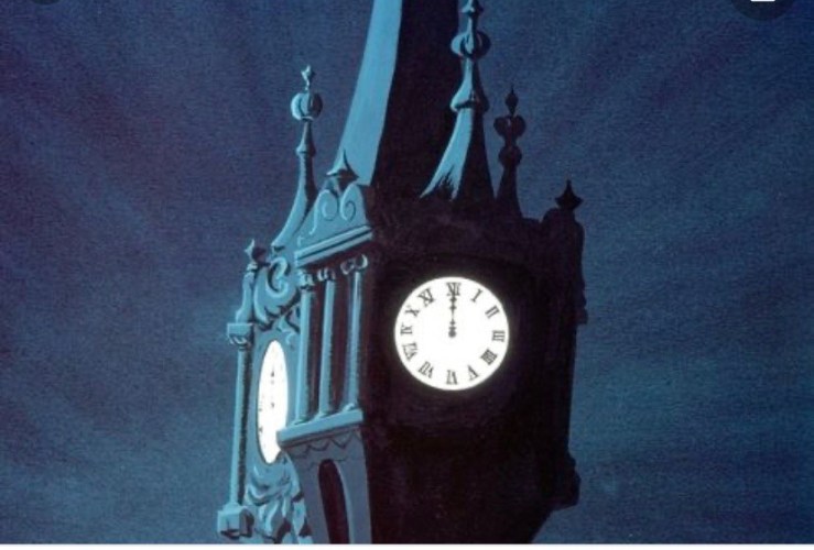 fancy clock strikes 12 pic - Google Search