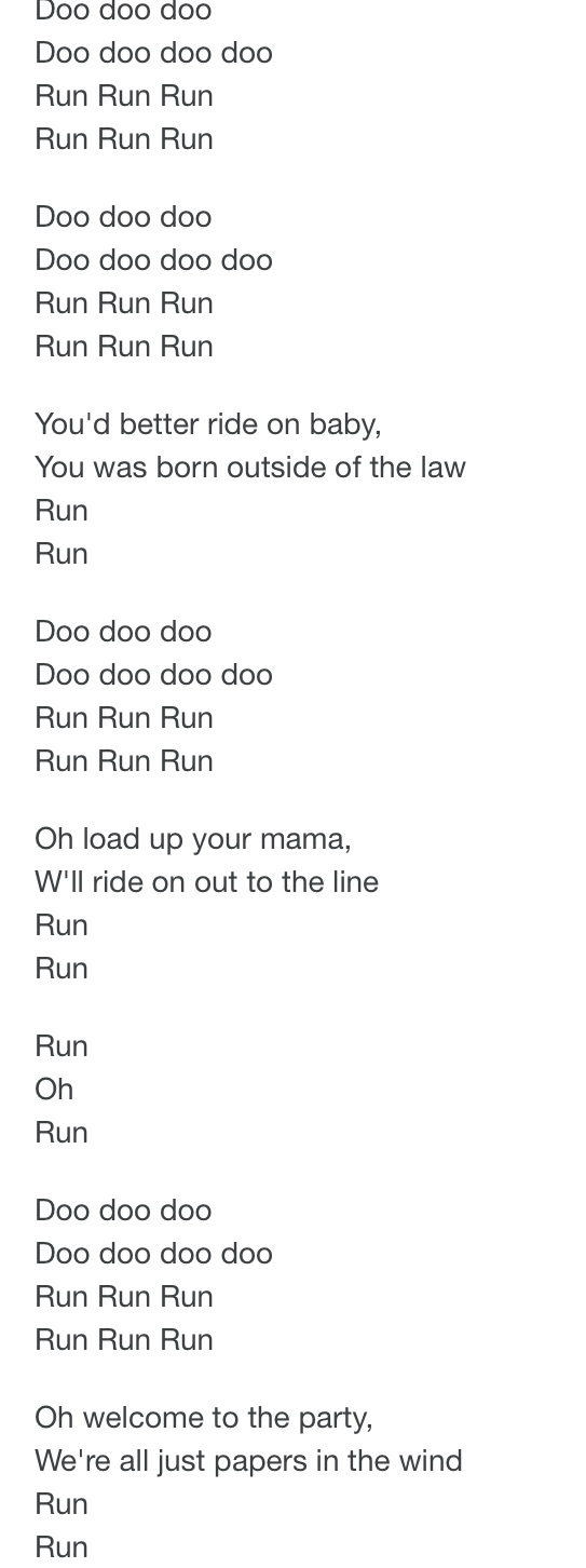 lyrics jo jo gun run - Google Search